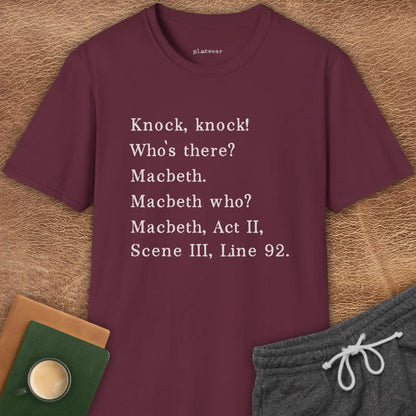 MACBETH KNOCK KNOCK T-SHIRT