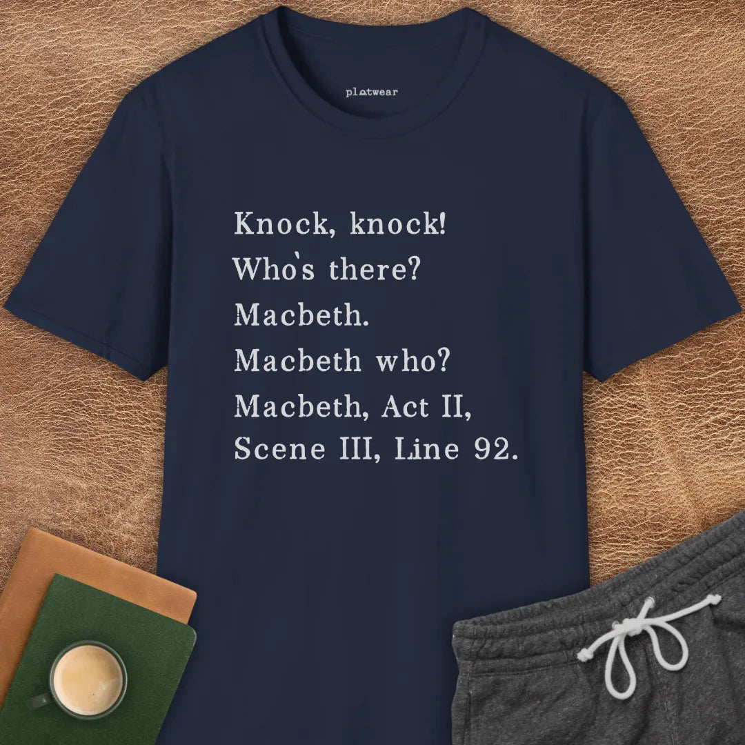 MACBETH KNOCK KNOCK T-SHIRT