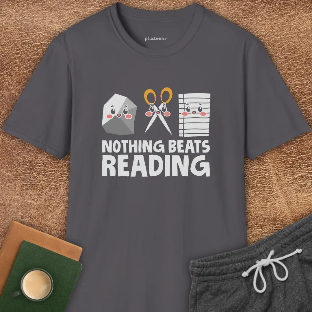 NOTHING BEATS READING T-SHIRT