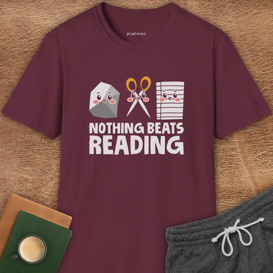 NOTHING BEATS READING T-SHIRT