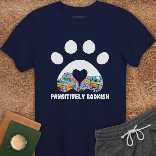 PAWSITIVELY BOOKISH T-SHIRT