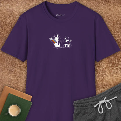 PENGUINS READING T-SHIRT