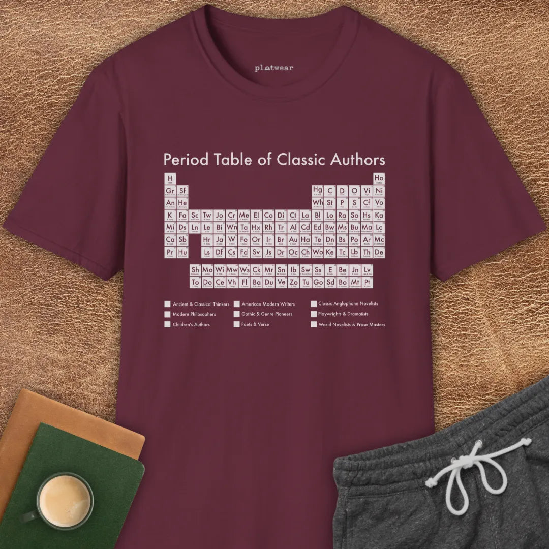 CLASSIC AUTHORS T-SHIRT