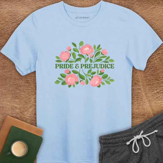 PRIDE & PREJUDICE PEONIES T-SHIRT