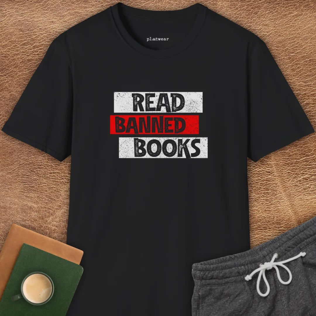 READ BANNED BOOKS T-SHIRT
