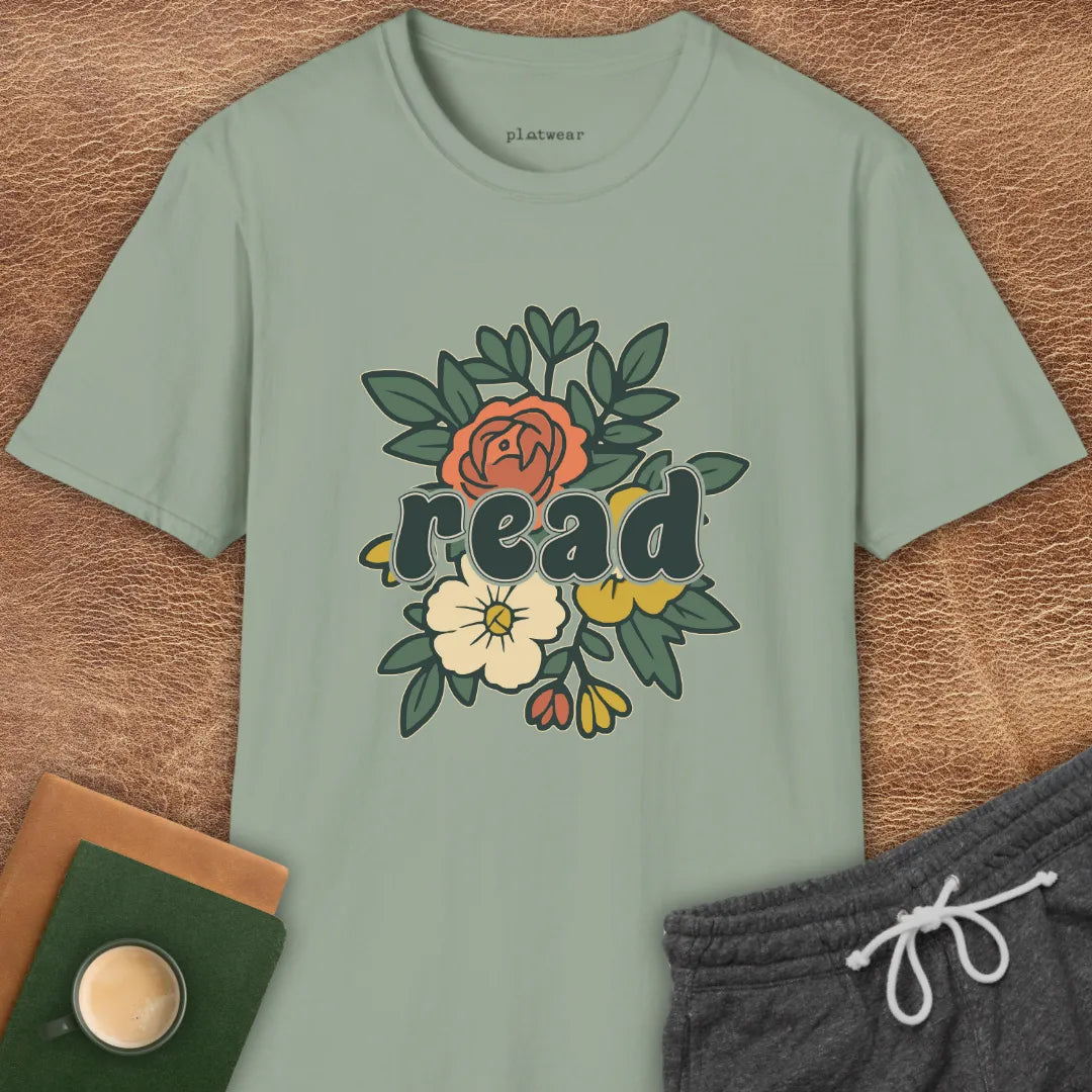 READ FLOWERS T-SHIRT