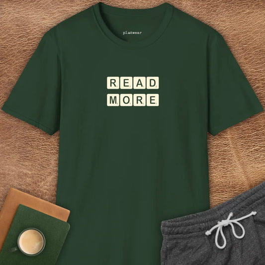 READ MORE SCRABBLE T-SHIRT