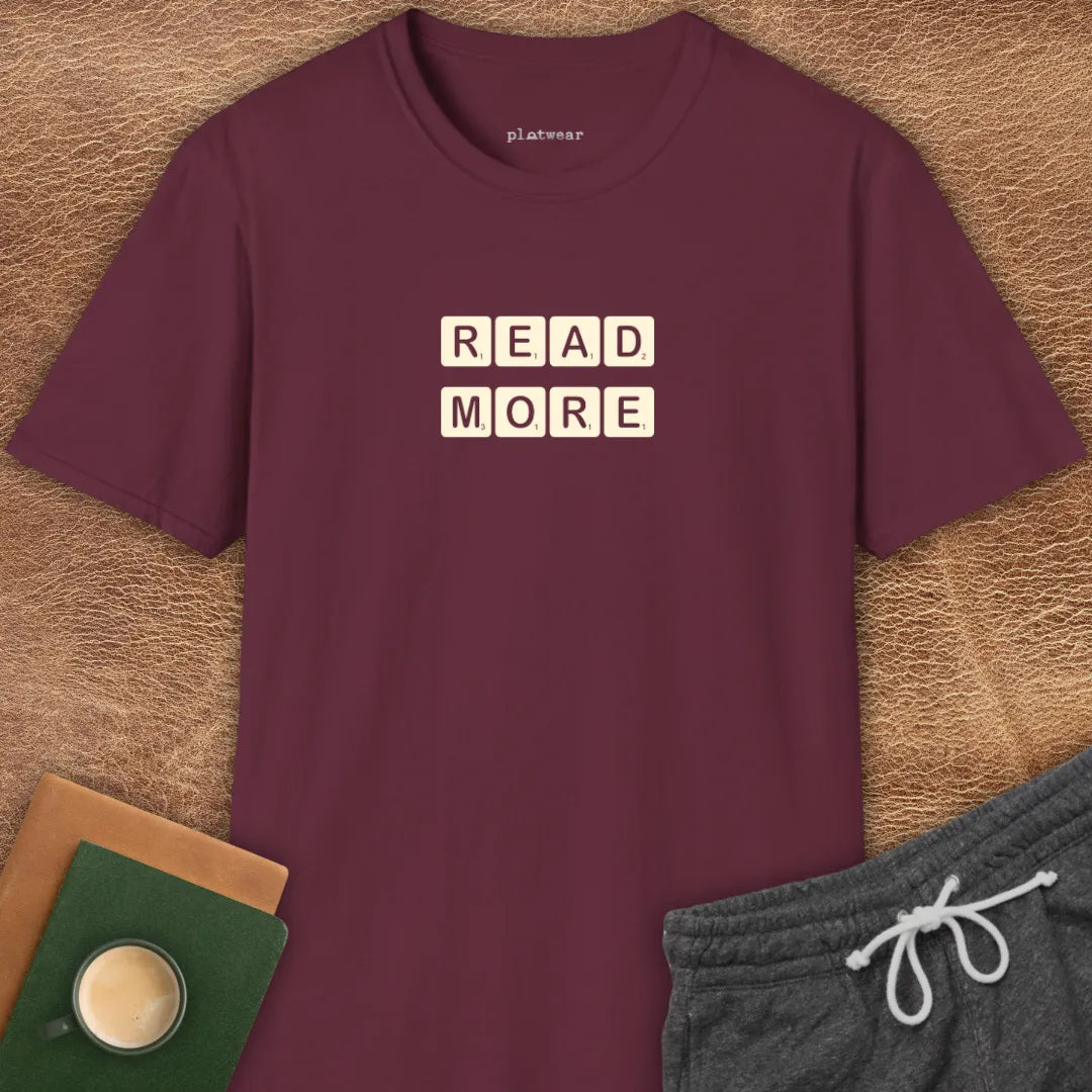 READ MORE SCRABBLE T-SHIRT