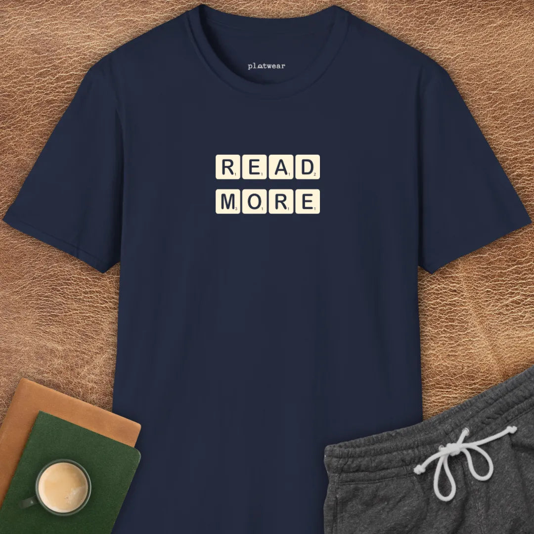 READ MORE SCRABBLE T-SHIRT
