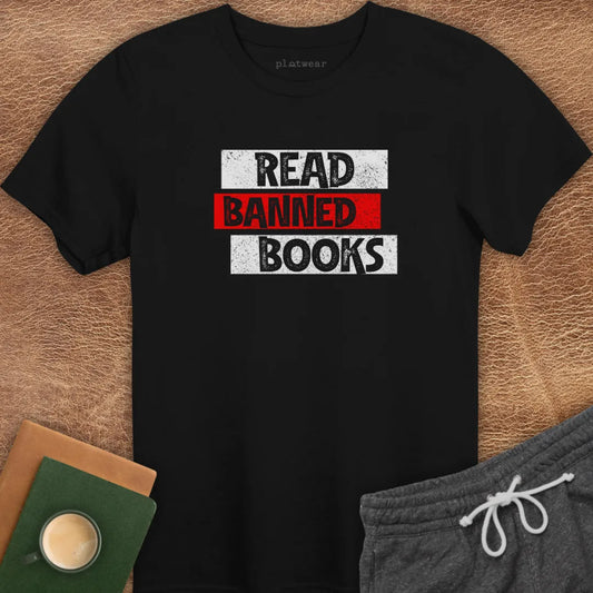 READ BANNED BOOKS T-SHIRT