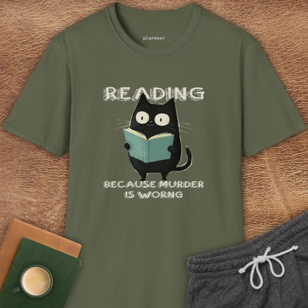 READING BECAUSE T-SHIRT