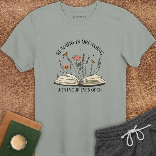 READING IS DREAMING T-SHIRT