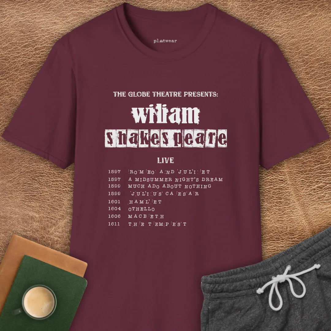 SHAKESPEARE LIVE T-SHIRT