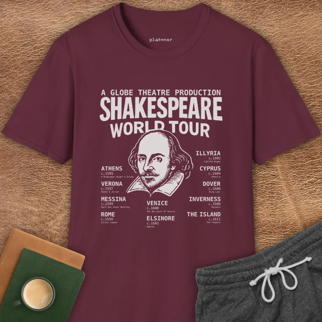 SHAKESPEARE TOUR T-SHIRT