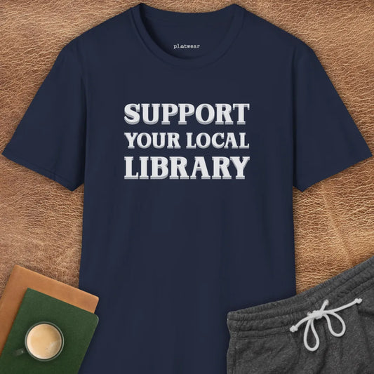 SUPPORT LOCAL LIBRARY T-SHIRT