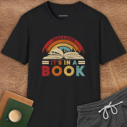 IT'S IN A BOOK T-SHIRT