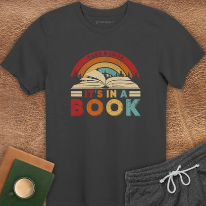 IT'S IN A BOOK T-SHIRT