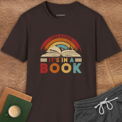 IT'S IN A BOOK T-SHIRT