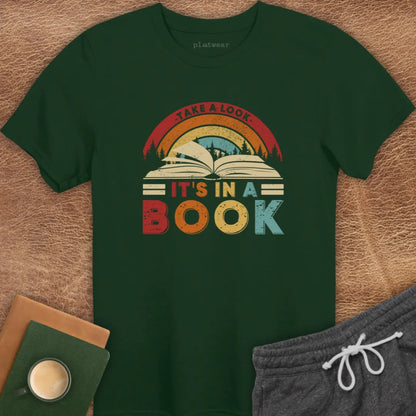 IT'S IN A BOOK T-SHIRT