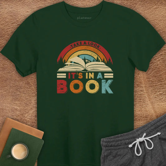 IT'S IN A BOOK T-SHIRT