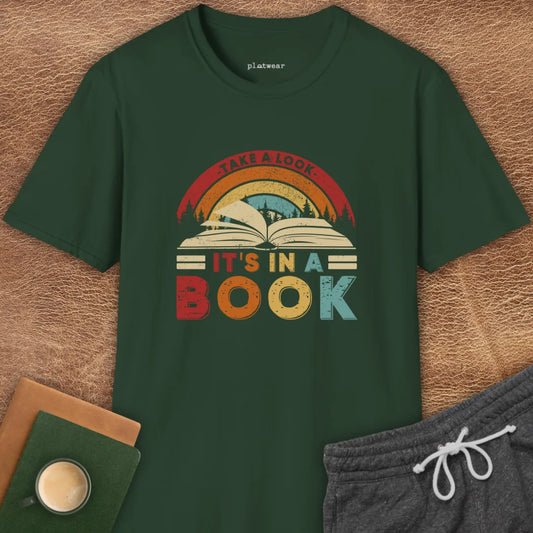 IT'S IN A BOOK T-SHIRT