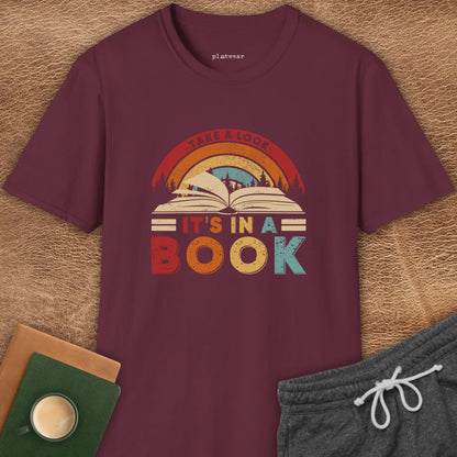 IT'S IN A BOOK T-SHIRT