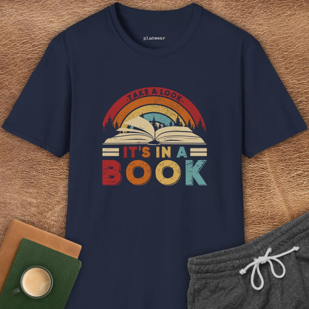 IT'S IN A BOOK T-SHIRT